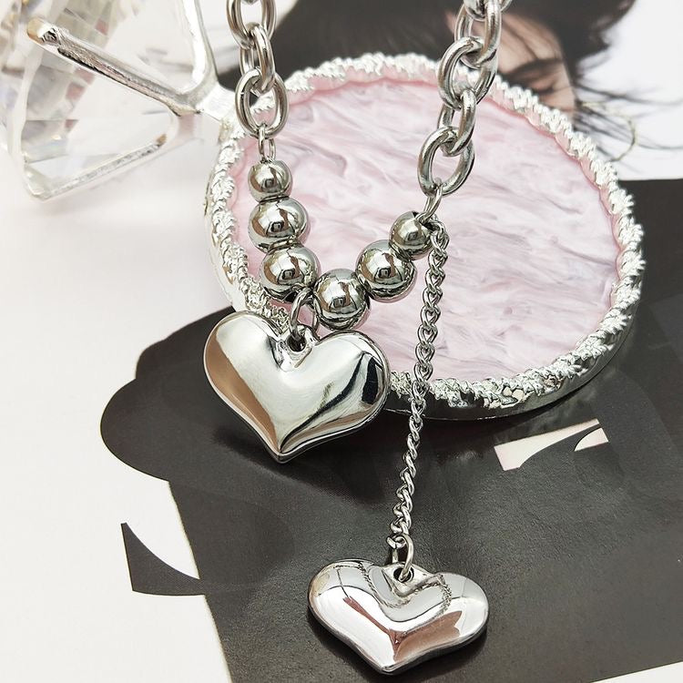 Double Heart Necklace