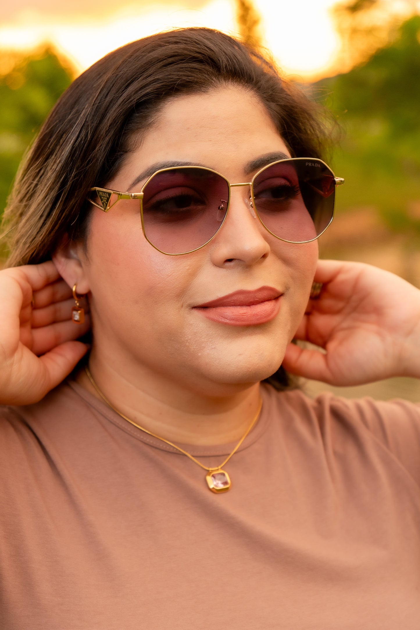 Crystal Mini Hoops