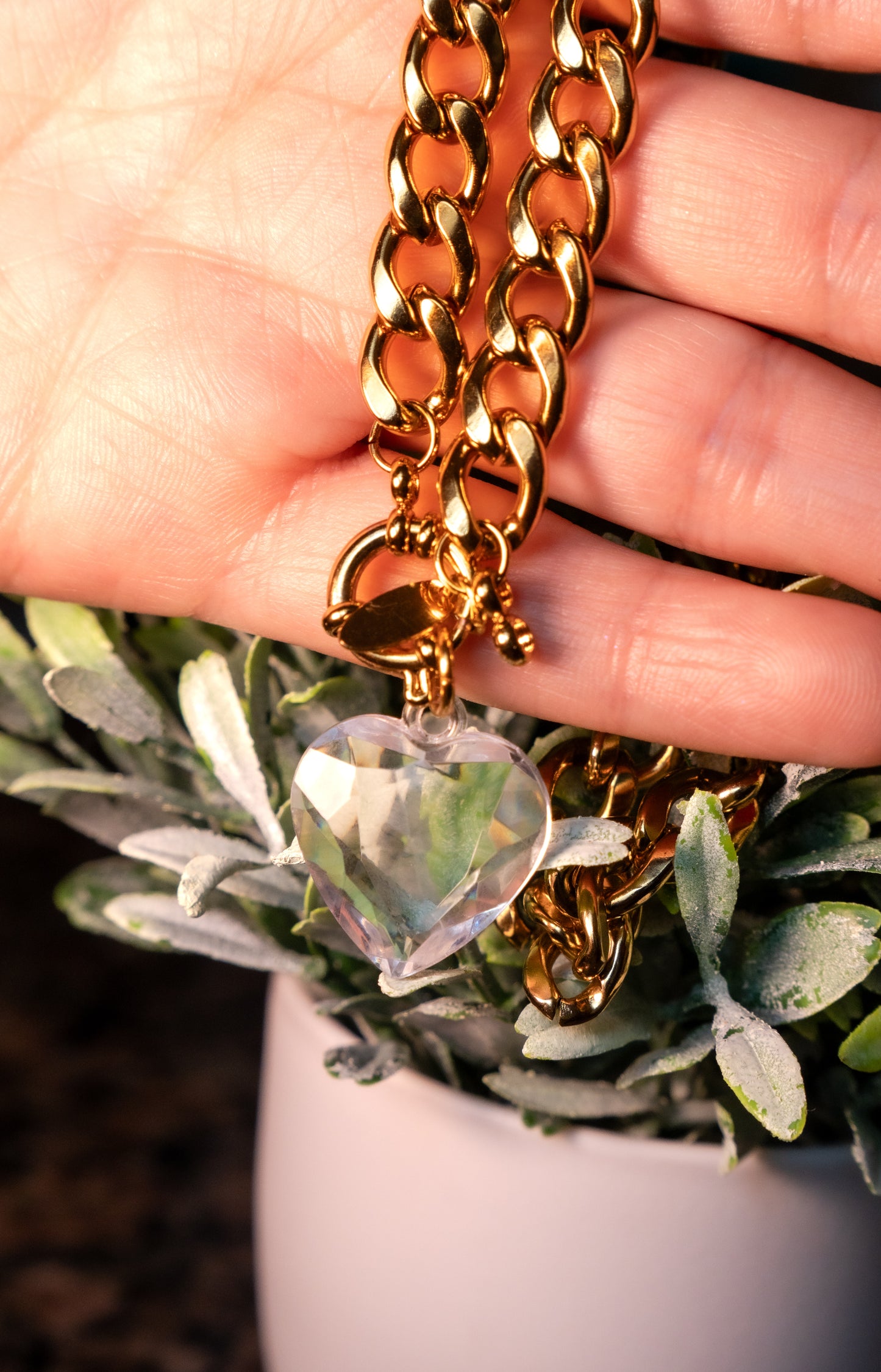 Crystal Heart Necklace