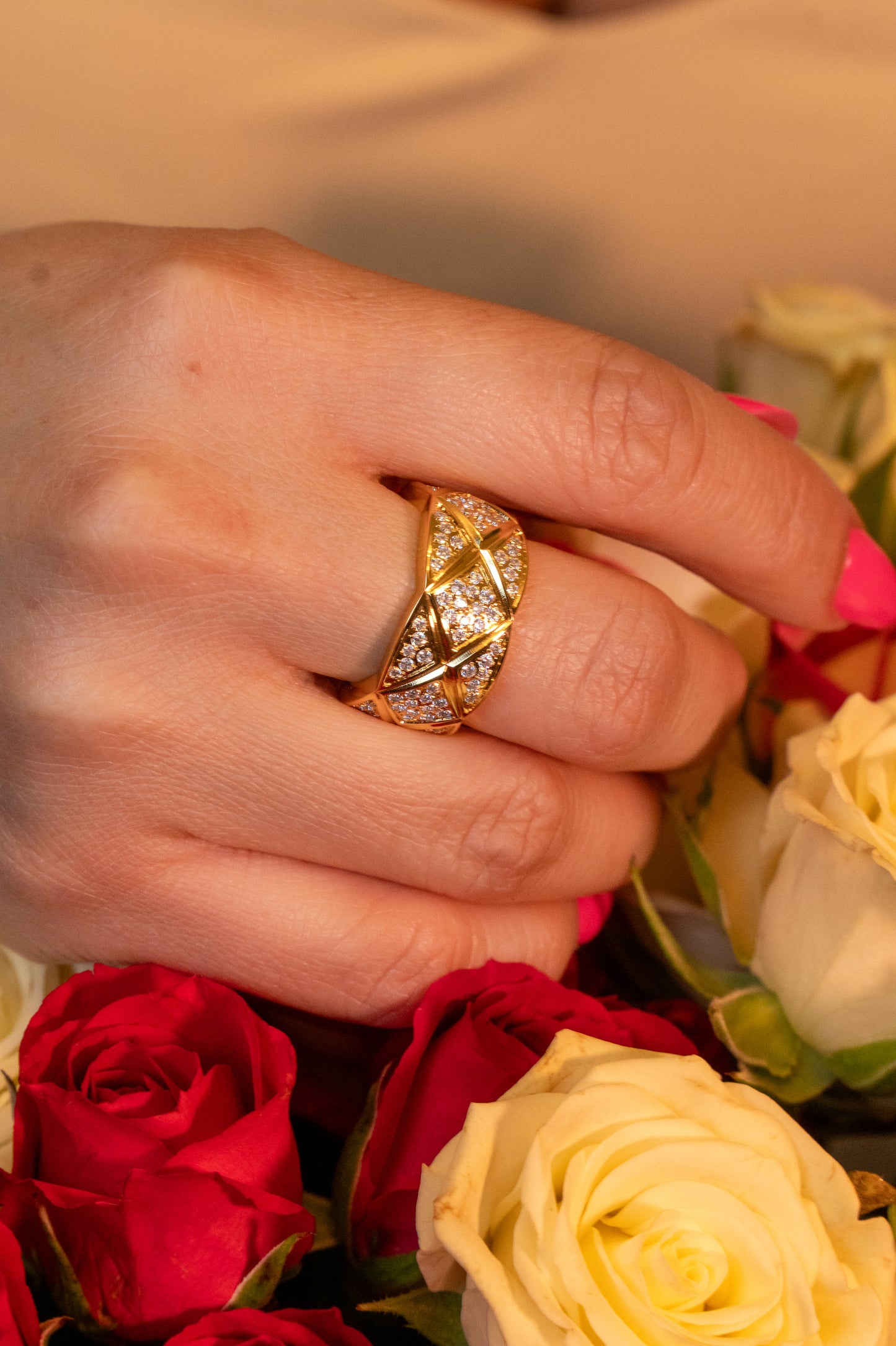 Coco zirconia ring
