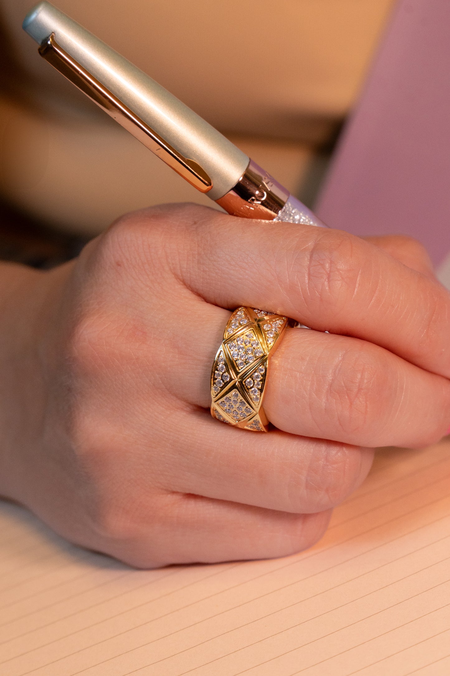 Coco zirconia ring