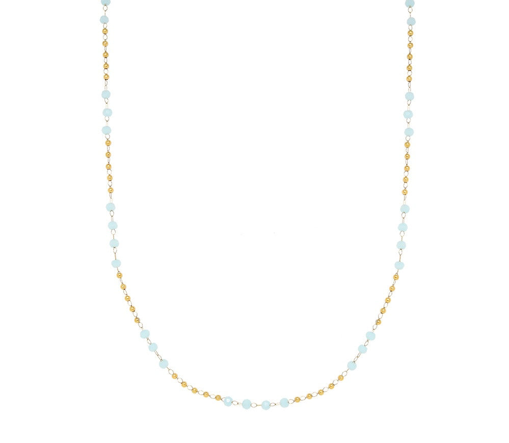 Crystals Long Necklace
