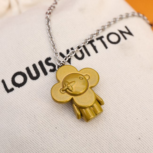LV pendant necklace
