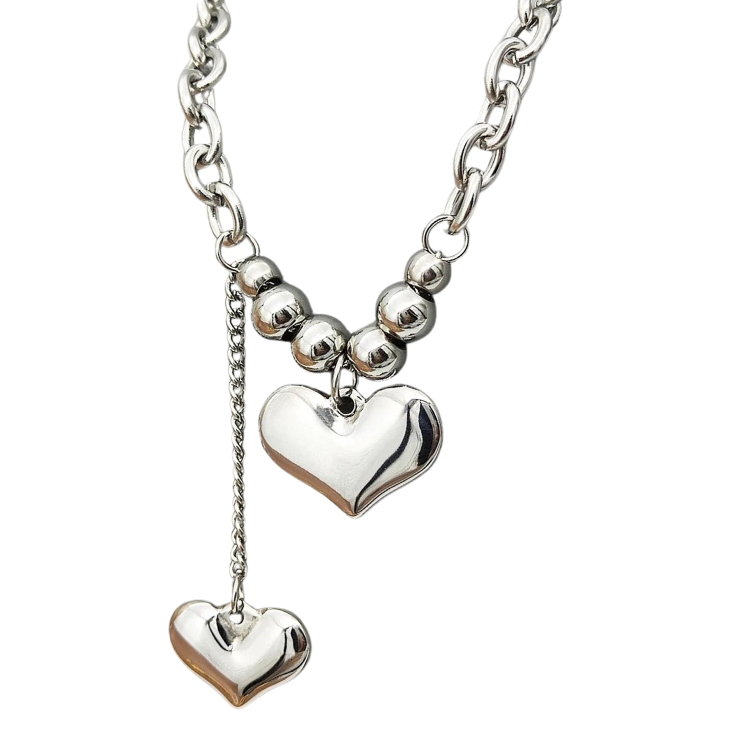 Double Heart Necklace