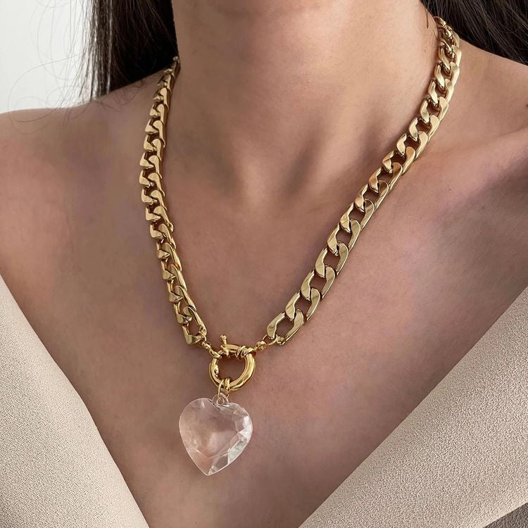 Crystal Heart Necklace